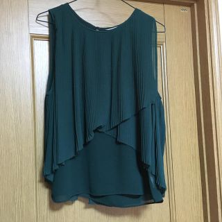 ザラ(ZARA)のZARA♡プリーツブラウス(シャツ/ブラウス(半袖/袖なし))