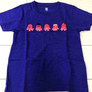 グラニフ(Design Tshirts Store graniph)のグラニフ　Tシャツ　タコさんウインナー　120 パープル(Tシャツ/カットソー)