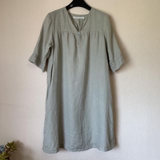 ナチュラルランドリー(NATURAL LAUNDRY)の☆すみりん様　専用☆ リネンワンピース　リネンチュニック(ひざ丈ワンピース)