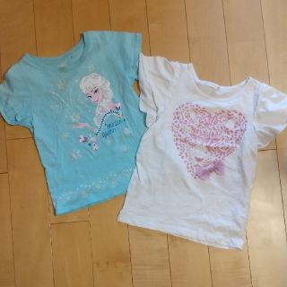 ユニクロ(UNIQLO)のTシャツ二枚セット  サイズ120(Tシャツ/カットソー)