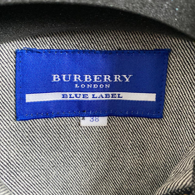 BURBERRY BLUE LABEL(バーバリーブルーレーベル)のﾒﾛﾝﾊﾟﾝ様専用 レディースのジャケット/アウター(Gジャン/デニムジャケット)の商品写真