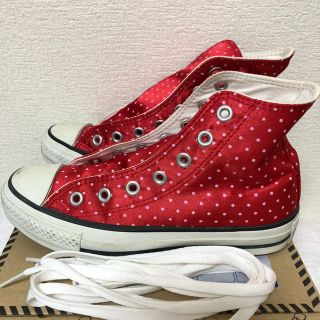 コンバース(CONVERSE)のCONVERSE コンバース オールスター ハイカット　ドット(スニーカー)