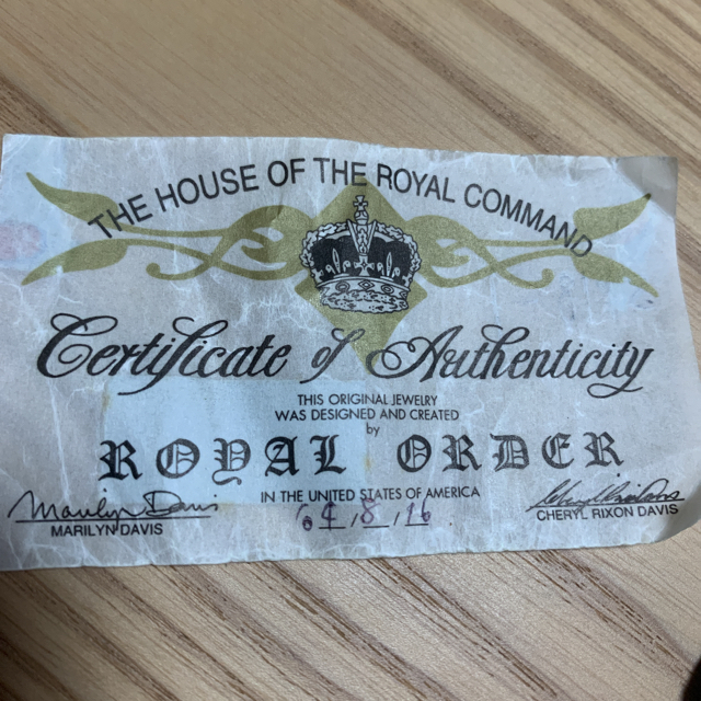 ROYALORDER(ロイヤルオーダー)のロイヤルオーダー ゴッドリング アメジスト メンズのアクセサリー(リング(指輪))の商品写真