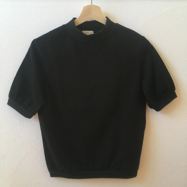 Ameri VINTAGE(アメリヴィンテージ)のアメリヴィンテージ  ROUND STAND COLLAR TOP レディースのトップス(Tシャツ(半袖/袖なし))の商品写真