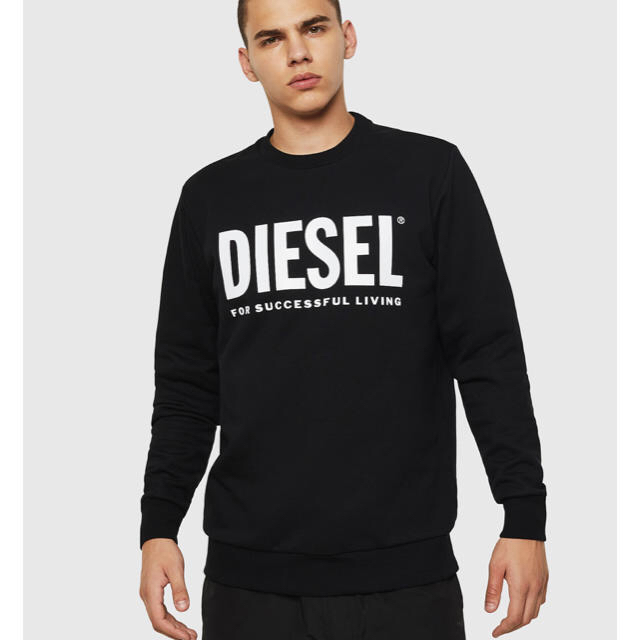 タグ付き　未使用　DIESEL トレーナー　スウェット　ブラック