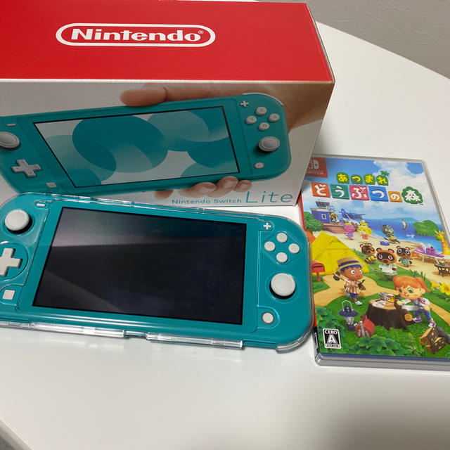 「Nintendo Switch  Lite ターコイズ」＋「どうぶつの森」