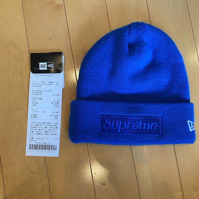 Supreme - Supreme × NEWERA ニットキャップ ビーニー beanie ブルーの