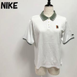 ナイキ(NIKE)の【人気】NIKE/ナイキ ワンポイントロゴ メッシュポロシャツ XS レディース(ポロシャツ)