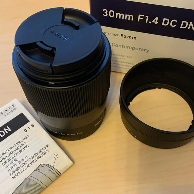 極美品 SIGMA 30mm F1.4 DC DN aps-c Eマウント