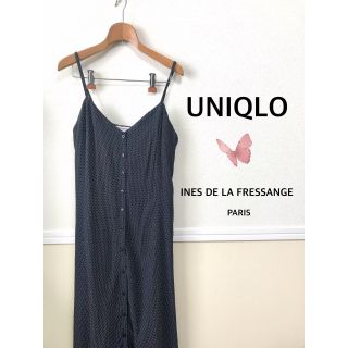 ユニクロ(UNIQLO)のロングワンピース　INES DE LA FRESSANGE × UNIQLO(ロングワンピース/マキシワンピース)