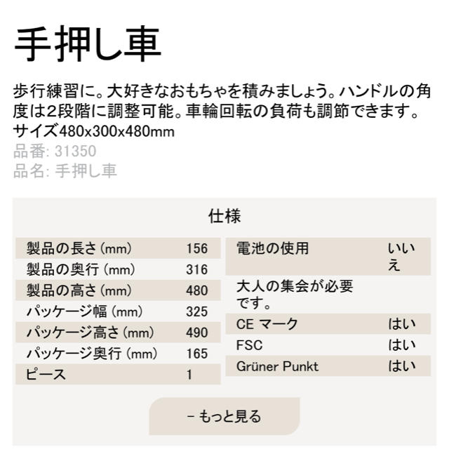 BRIO(ブリオ)のBRIOおもちゃ キッズ/ベビー/マタニティのおもちゃ(手押し車/カタカタ)の商品写真