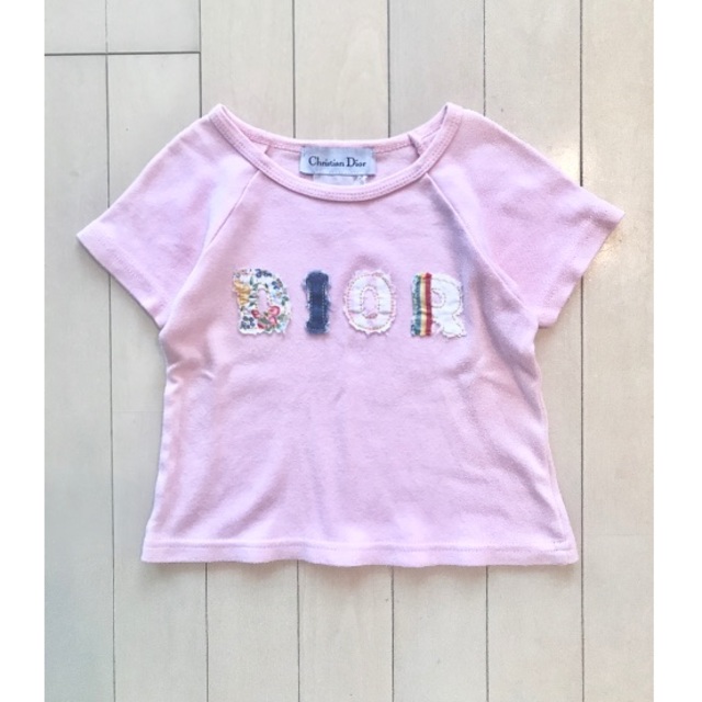 baby Dior(ベビーディオール)のbaby Dior ロゴTシャツ (4a) キッズ/ベビー/マタニティのキッズ服女の子用(90cm~)(Tシャツ/カットソー)の商品写真