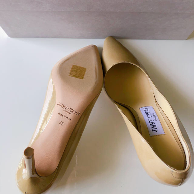 JIMMY CHOO   新品 ジミーチュウ パンプス ROMY ヌードベージュ