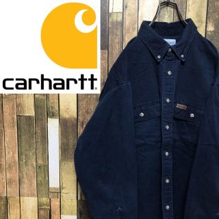 カーハート(carhartt)の【なっきー様専用☆】カーハート☆メキシコ製レザーロゴ入りヘビーオンスワークシャツ(シャツ)