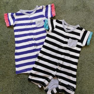 エフオーキッズ(F.O.KIDS)の【専用】半袖ロンパース80セット！(ロンパース)