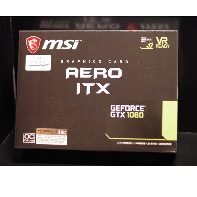 MSI GFORCE GTX1060 AERO ITX OC PCパーツ