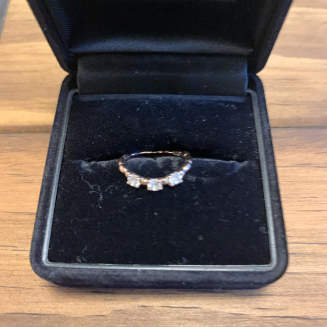 ダイヤモンド風ピンキーリング【ジルコニア】 レディースのアクセサリー(リング(指輪))の商品写真