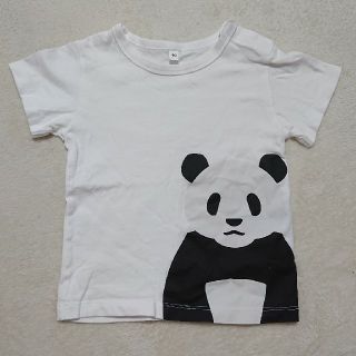 ムジルシリョウヒン(MUJI (無印良品))のTシャツ 90 無印良品 パンダ(Tシャツ/カットソー)