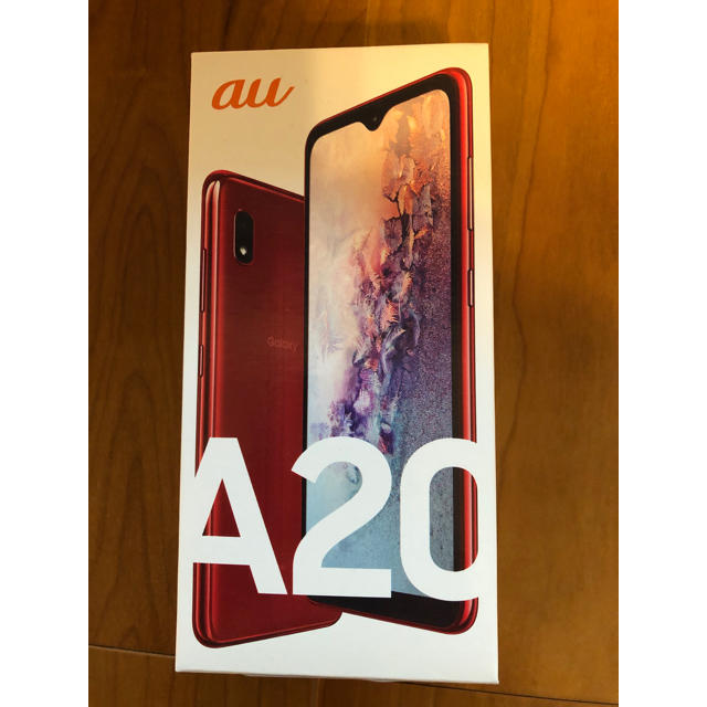 スマートフォン/携帯電話Galaxy A20 RED ギャラクシー　A20 赤