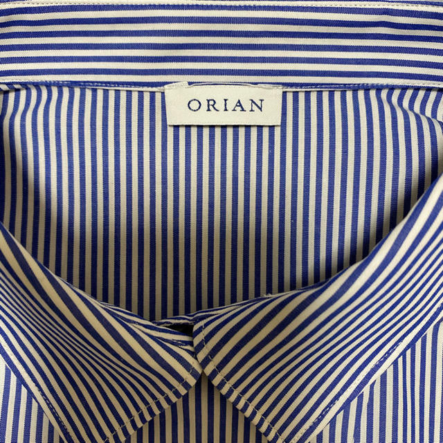 ORIAN(オリアン)のORIAN ストライプフレンチスリーブシャツ レディースのトップス(シャツ/ブラウス(半袖/袖なし))の商品写真