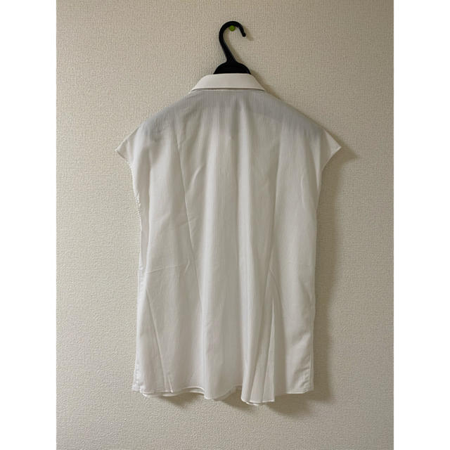 ORIAN(オリアン)のORIAN シャドーストライプフレンチスリーブシャツ レディースのトップス(シャツ/ブラウス(半袖/袖なし))の商品写真