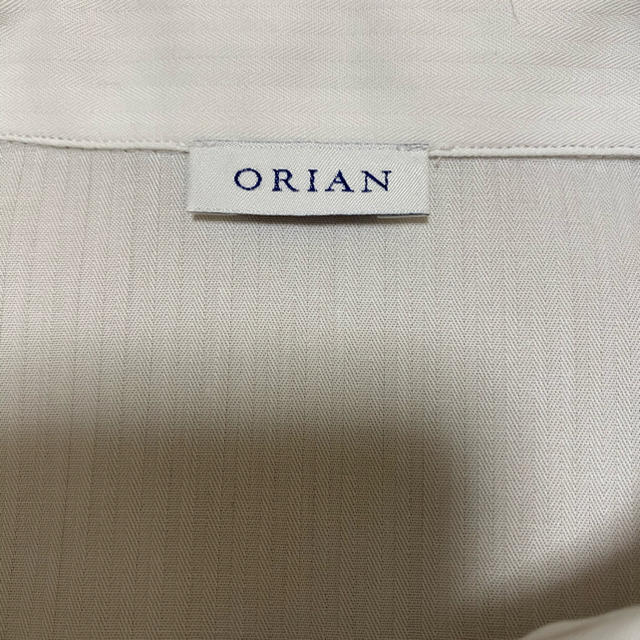 ORIAN(オリアン)のORIAN シャドーストライプフレンチスリーブシャツ レディースのトップス(シャツ/ブラウス(半袖/袖なし))の商品写真