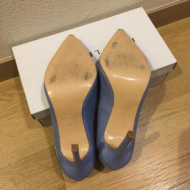 ZARA(ザラ)のZARAハイヒールパンプス　サックスカラー レディースの靴/シューズ(ハイヒール/パンプス)の商品写真