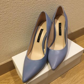 ザラ(ZARA)のZARAハイヒールパンプス　サックスカラー(ハイヒール/パンプス)