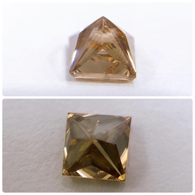 天然ダイヤモンド ルース プリンセスカット 0.19ct - recantolarfeliz