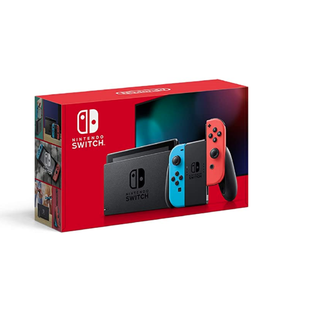 Nintendo Switch - 【送料無料】Nintendo swtich 本体 ネオンレッド ネオンブルー