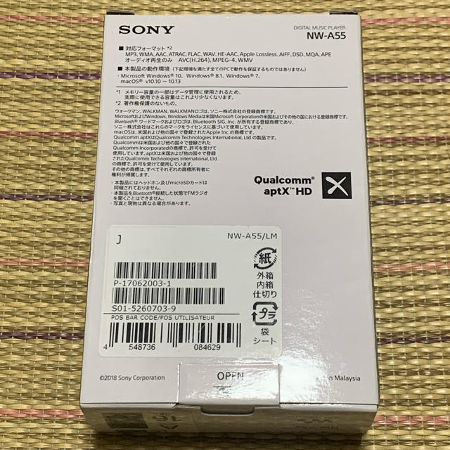SONY NW-A55