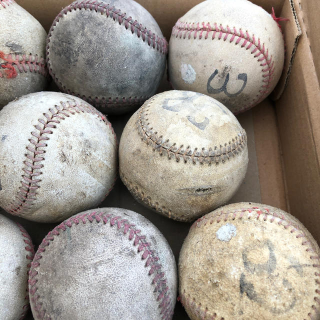 硬式野ボール　中古品16個 スポーツ/アウトドアの野球(ボール)の商品写真
