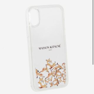 メゾンキツネ(MAISON KITSUNE')のメゾンキツネ　IPHONE CASE AQUA YOGA FOX(iPhoneケース)