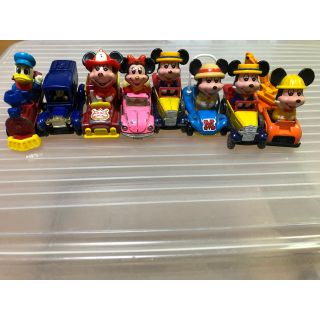 ディズニー(Disney)のTOMYディズニーミッキーマウスドナルドダックミニカー20年前(キャラクターグッズ)