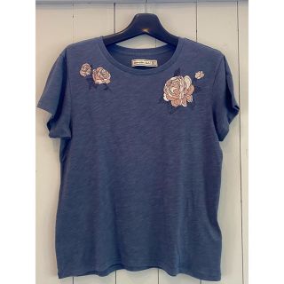 アバクロンビーアンドフィッチ(Abercrombie&Fitch)のAbercrombie&fitch アバクロTシャツ刺繍入れ(Tシャツ(半袖/袖なし))