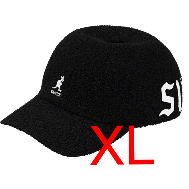 KANGOL(カンゴール)のsupreme kangol cap 黒　XLサイズ メンズの帽子(キャップ)の商品写真