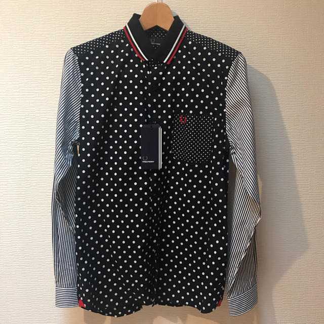 FredPerry ドットストライプシャツ S 新品未使用 フレッドペリー