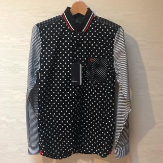 フレッドペリー(FRED PERRY)のFredPerry ドットストライプシャツ S 新品未使用 フレッドペリー(シャツ)