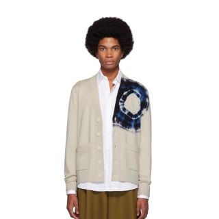 ドリスヴァンノッテン(DRIES VAN NOTEN)のdries van noten 19aw タイダイ染めカーディガン(ニット/セーター)