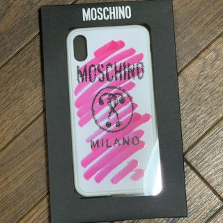 モスキーノ(MOSCHINO)の新品未使用！モスキーノ iPhone x MAX ケース(iPhoneケース)