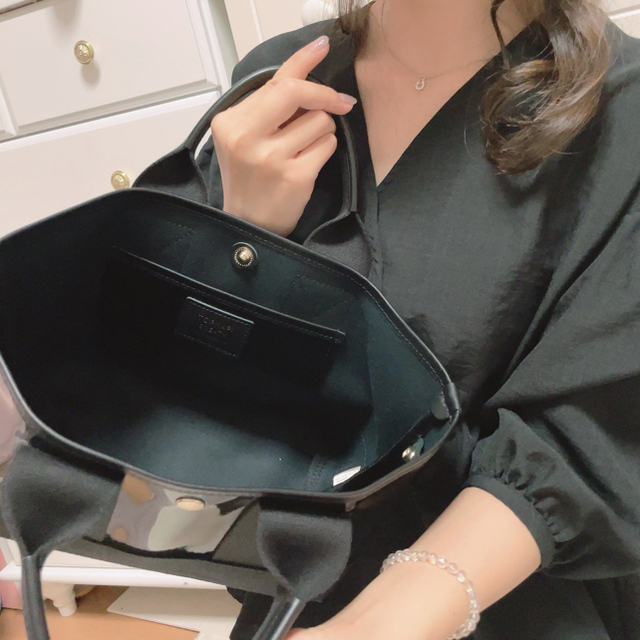 TOPKAPI(トプカピ)の𓊆 ゆみ様専用　トプカピ♡ブラックパテントネオレザーミニトート 𓊇  レディースのバッグ(トートバッグ)の商品写真