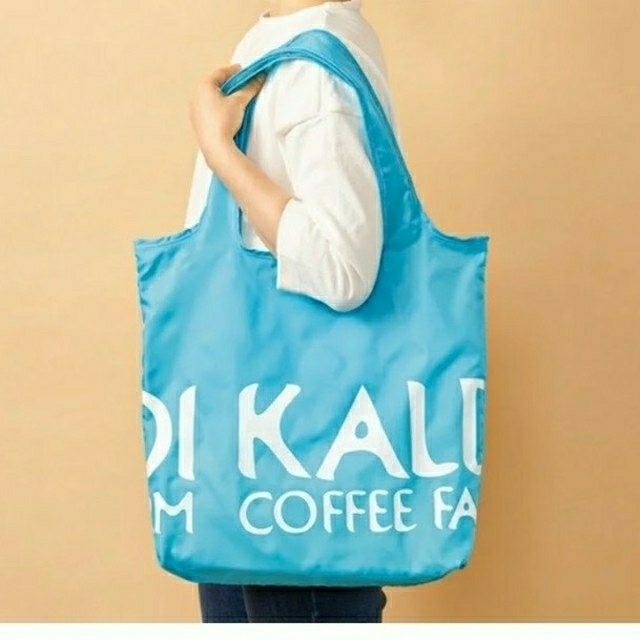 KALDI(カルディ)のカルディエコバッグ (ブルー )【新品】 レディースのバッグ(エコバッグ)の商品写真