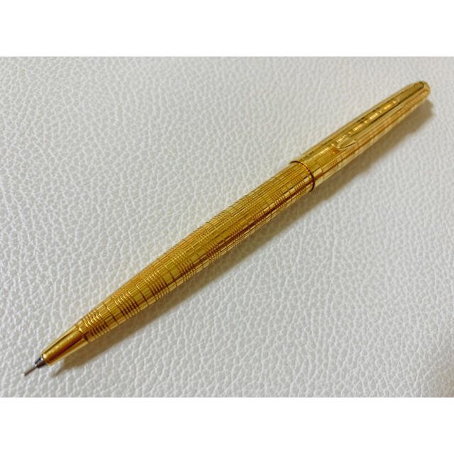 Parker パーカー　75シリーズ　金色　　チェック柄　シャープペンシル