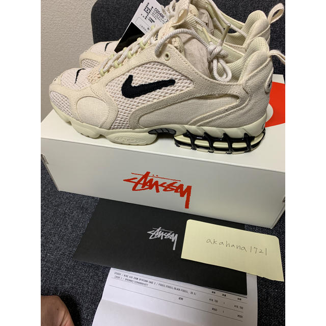 STUSSY NIKE AIR ZOOM SPIRIDON CAGE2