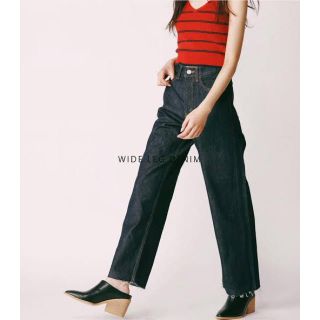 マウジー(moussy)のmoussy マウジー ハイウエスト ワイドパンツ デニム ヴィンテージ(デニム/ジーンズ)