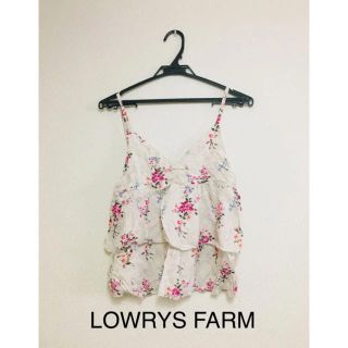 ローリーズファーム(LOWRYS FARM)のLOWRYS FARM 花柄 キャミソール(キャミソール)