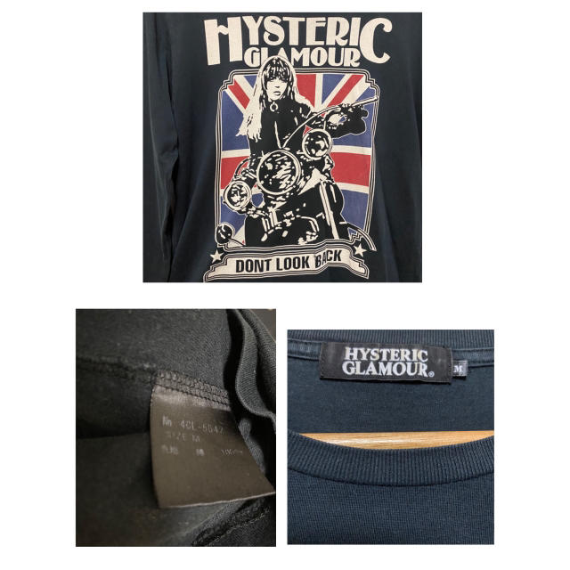 HYSTERIC GLAMOUR(ヒステリックグラマー)の●【希少】ヒステリックグラマー バイクガール ロンT● メンズのトップス(Tシャツ/カットソー(七分/長袖))の商品写真