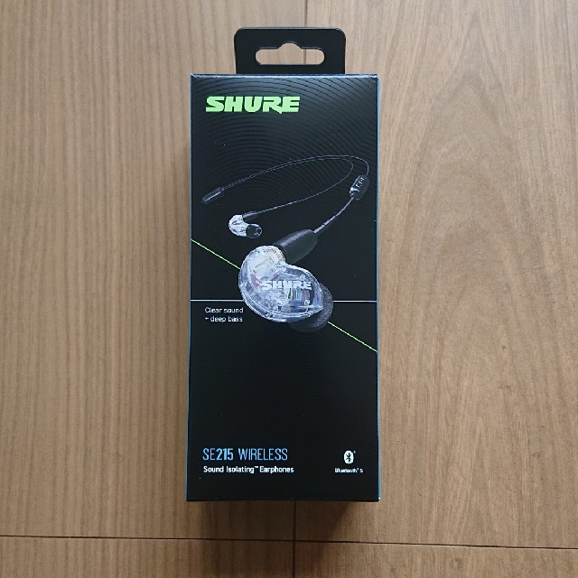 SHURE SE215-CL+BT2-A クリア ネックバンド型 ワイヤレスイヤ