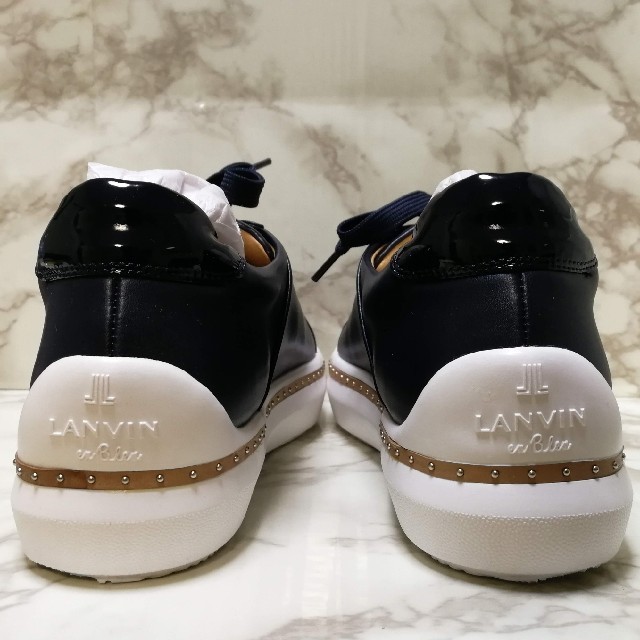 LANVIN en Bleu(ランバンオンブルー)の[ランバンオンブルー] スニーカー レースアップ 24.5cm レディース レディースの靴/シューズ(スニーカー)の商品写真