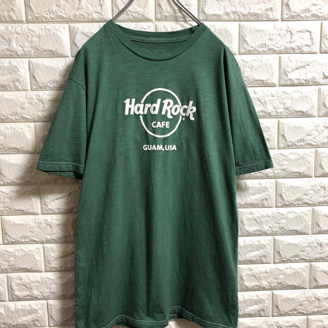 Hard Rock CAFE ハードロックカフェ 半袖 オープンカラー メキシカンシャツ キューバシャツ メンズM /eaa349136